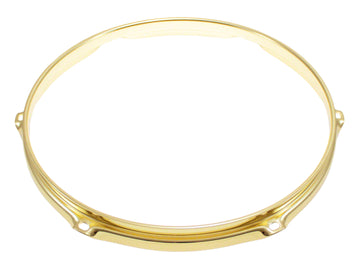 Spannreifen 10" 6 Spannschrauben Gold Super Triple Flange 2.3mm