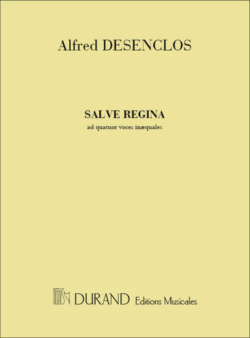 Desenclos - Salve Regina - 4 Voix Mixtes