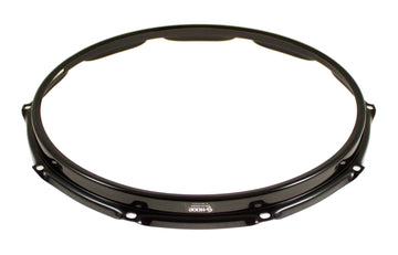 Spannreifen 14" 10 Böckchen Resonanzseite Snare - Schwarz