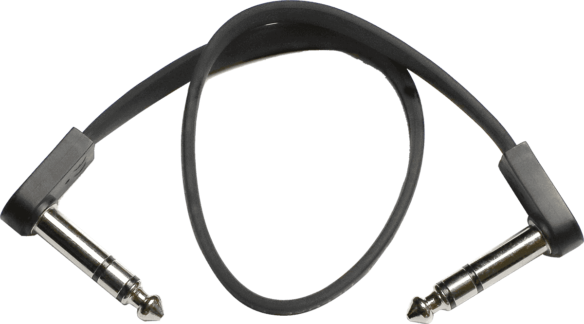 Deluxe Abgewinkeltes Stereo-Patchkabel - 28 CM