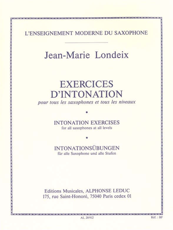 Exercices D'Intonation