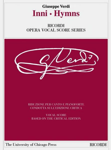 VERDI G. - INNI - HYMNS - CHANT PIANO