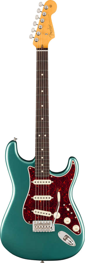American Professional Classic Stratocaster RW Verblasstes Sherwood Green Metallic