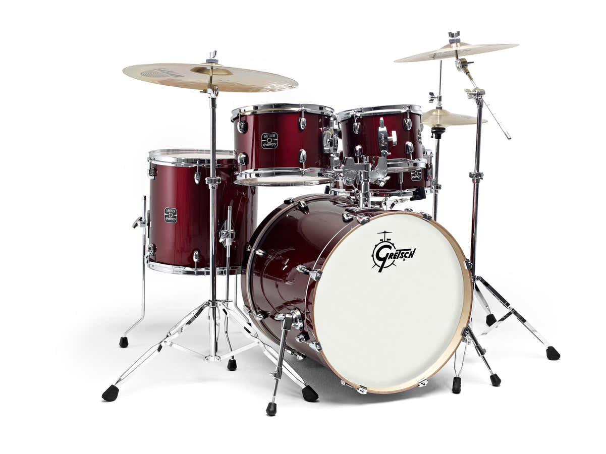 GE2-E605TK-WR- NEW ENERGY FUSION 20" WINE RED + PAISTE 101 BECKEN