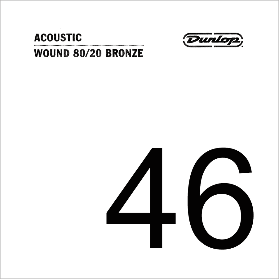 ACOUSTIC CORD 80/20 BRONZE .046 THREADED