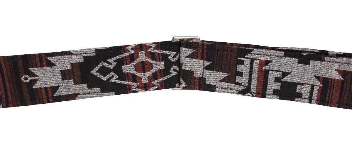 2" Zion-Gurt Schwarz Aztekisch
