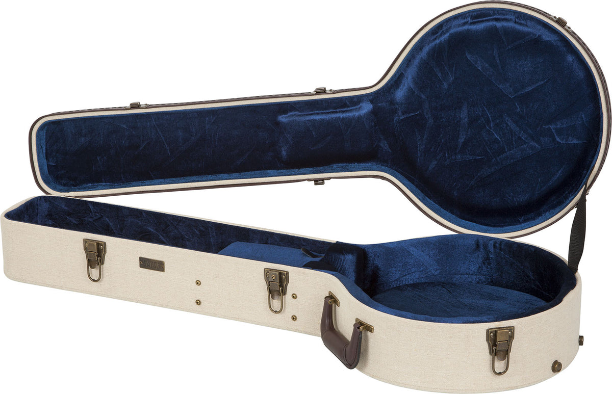 Banjo XL Beige Deluxe-Holzkoffer - GW
