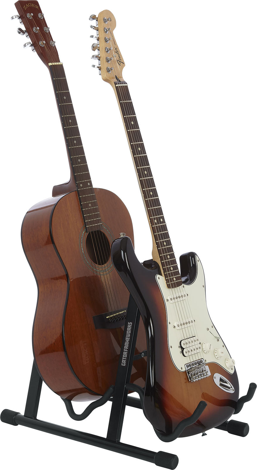 Doppel-A-Ständer Für Akustik- Und E-Gitarre