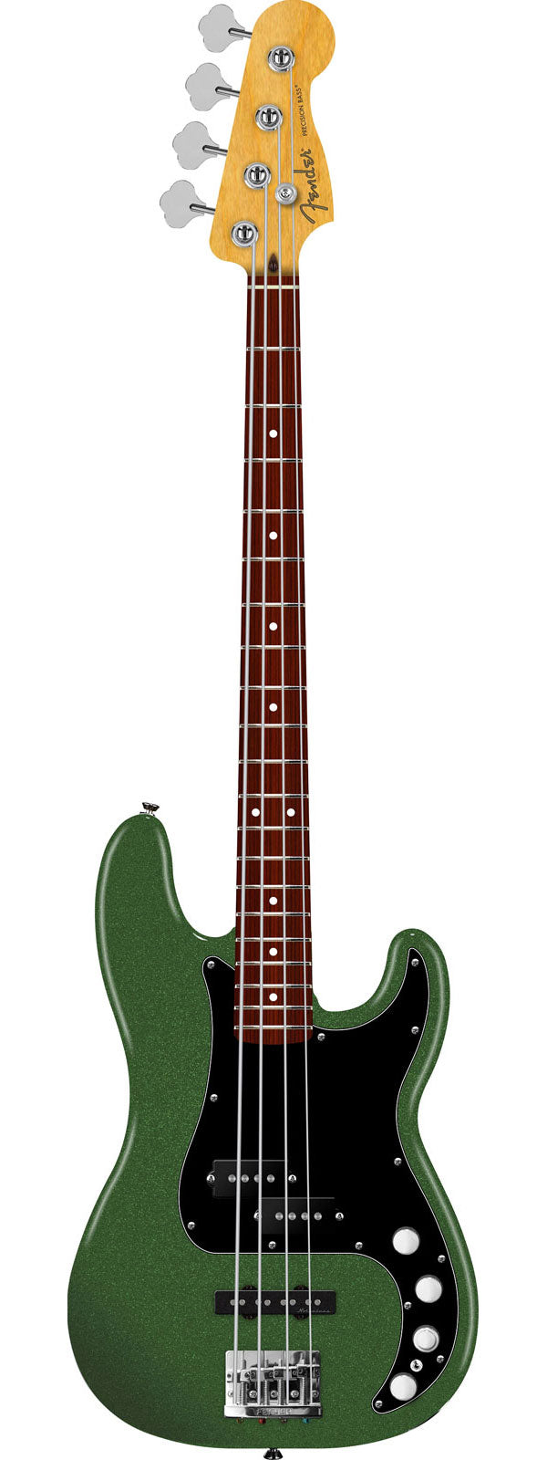 Precision Bass Active Player II Modified RW Erntegrün Metallic