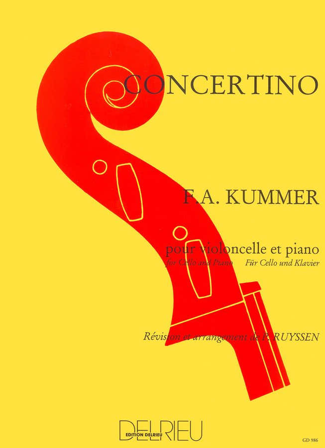 Kummer - Concertino in C-Dur - Violoncello Klavier