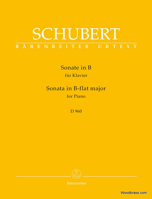 Schubert F. - Sonate in B D960 - Klavier
