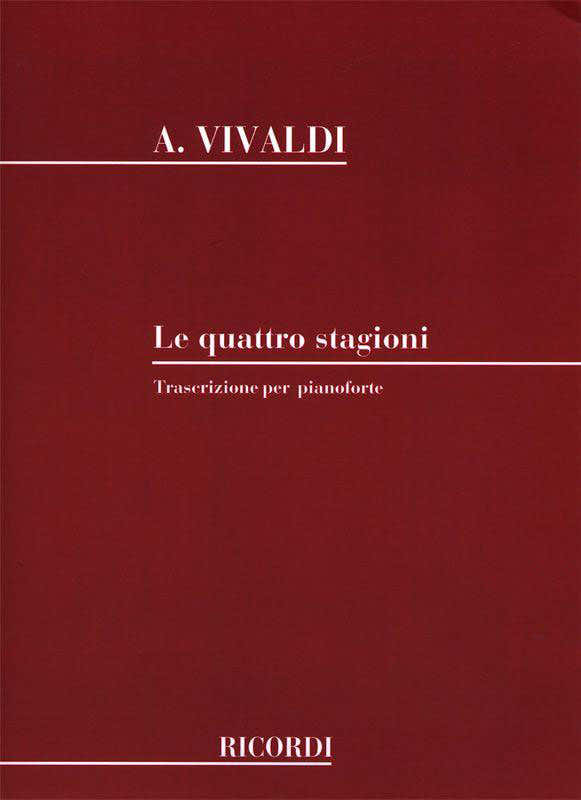Vivaldi A. - Concero Delle Raccolte - Piano