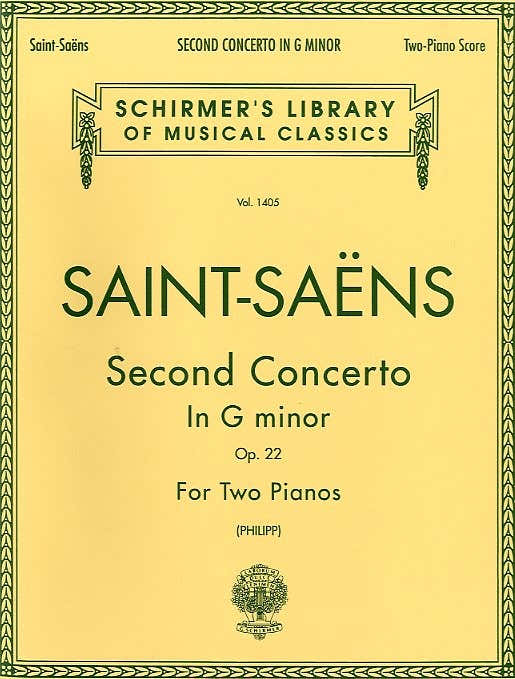 Camille SAINT-saens Klavierkonzert Nr. 2 in g-Moll Op.22 - Zwei Klaviere