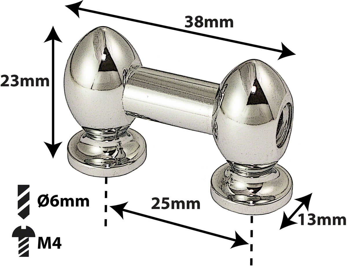 TL7S25 -SPANNBCKCHEN TUBELUG - 25MM - EINZIGEN SPANNSCHRAUBEN (X1)