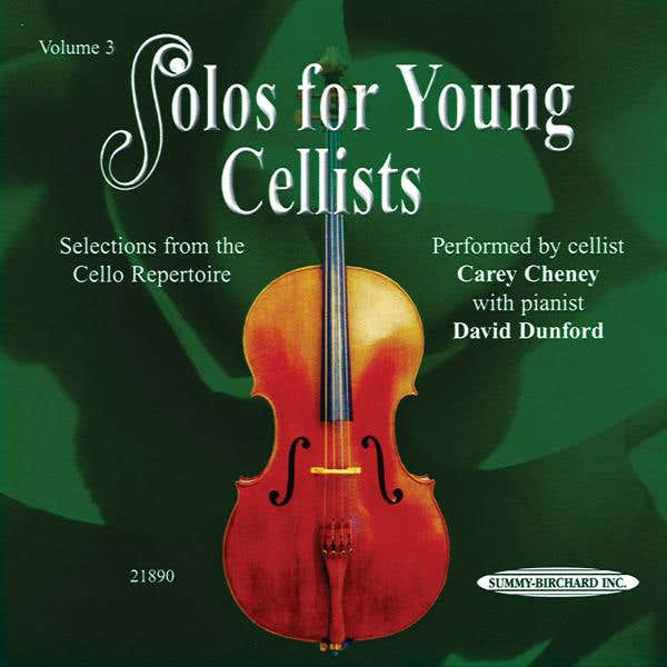 CHENEY CAREY - SOLOS FOR YOUNG CELLIST VOL.3 - CD ONLY