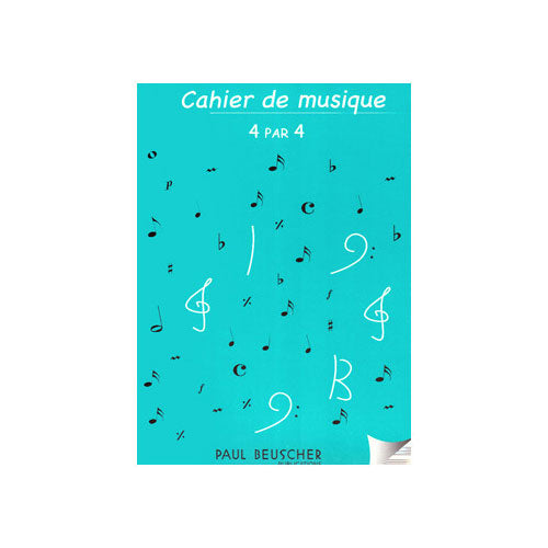 Paul Beuscher Publications Notenheft Für Musik 16 Notenzeilen + Spiralbindung