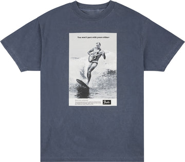 Vintage Ad Surfer Tee Ocean L