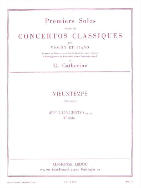 Premier Solo Extrait concerto No.4 Op31