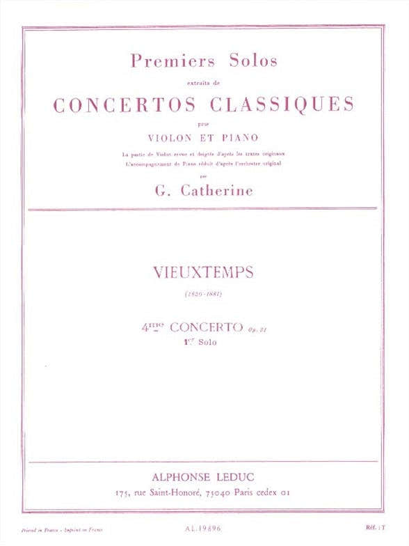 Premier Solo Extrait concerto No.4 Op31