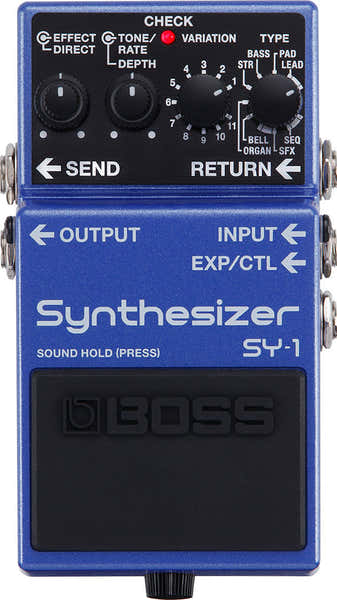 Boss SY-1 Kompaktes Gitarren-Synthesizer-Pedal