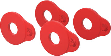 Flex Lock Strap Block 4er-Pack Rot
