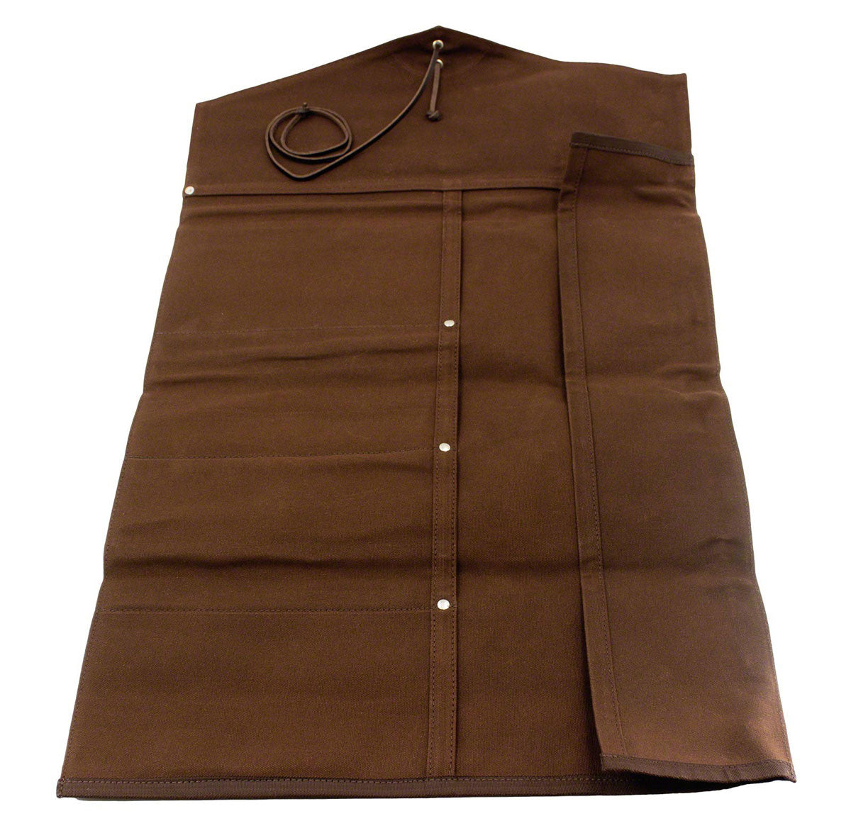 WAX CANVAS ROLL-UP STICK CASE - BROWN