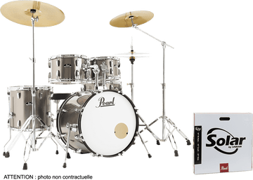 ROADSHOW FUSION 20 + B-50 BRONZE METALLIC + SOLAR CYMBALS