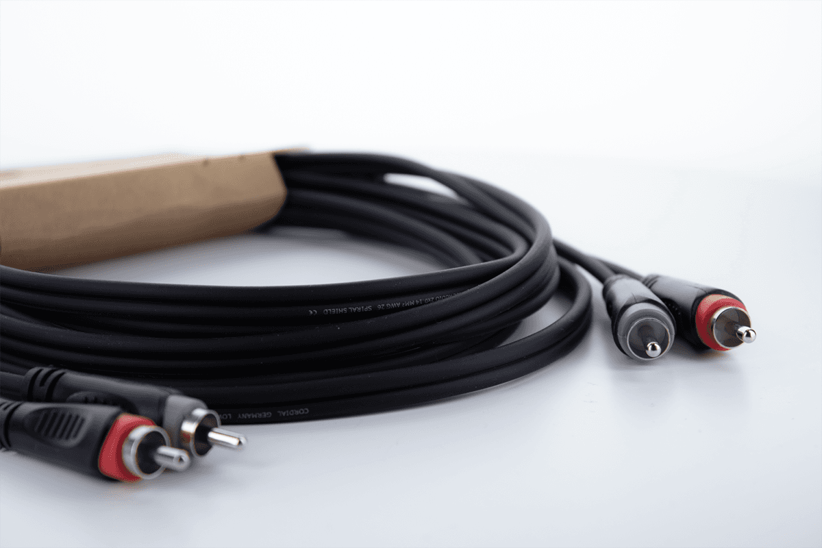 Doppeltes Audiokabel RCA / RCA 3 M