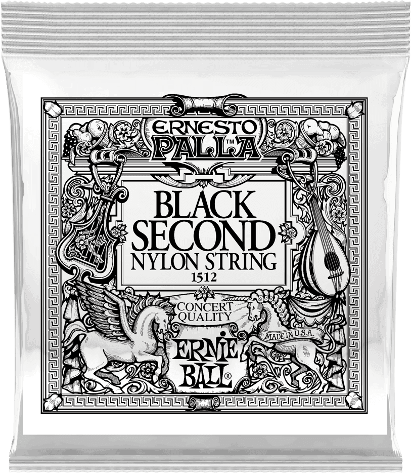 BLACK 2ND ERNESTO PALLA NYLON CLASSICAL GUITAR STRINGS
