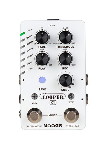 Stereo-Looper X2 Weiß