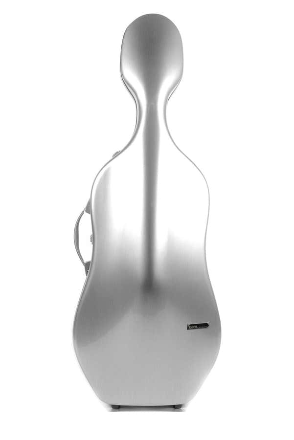 Cello-Etui 4/4 Hightech La Defense - Gebürstetes Aluminium