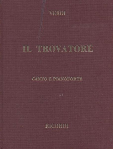 VERDI G. - TROVATORE - CHANT ET PIANO