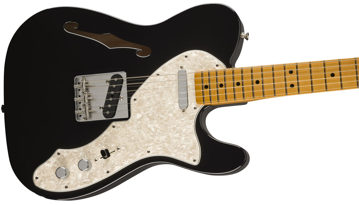 Telecaster 60s Thinline Vintera II MN Schwarz
