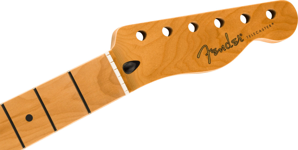 Satin gerösteter Ahorn Fat Tele Hals, 22 Medium Jumbo , 9.5, Ahorn, U-Form