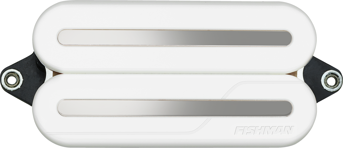 FLUENCE MODERN OPENCORE, 6 STRINGS, 3 VOICES, ALNICO, WHITE, RAIL NICKEL BLACK