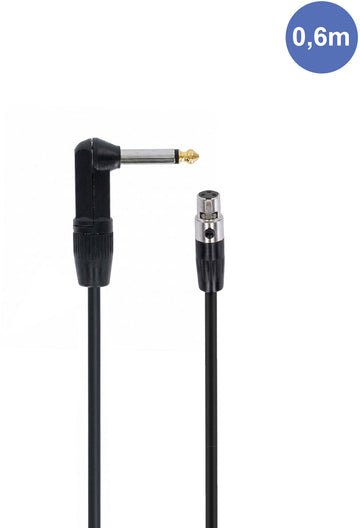 AUDIOCAB 4054 Winkelklinke auf Mini-XLR 3-polig (AKG) 60 cm