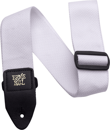 WHITE GUITAR STRAP