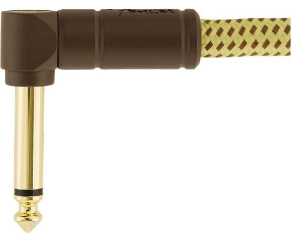 DELUXE INSTRUMENT CABLE ANGLE/ANGLE 1' TWEED
