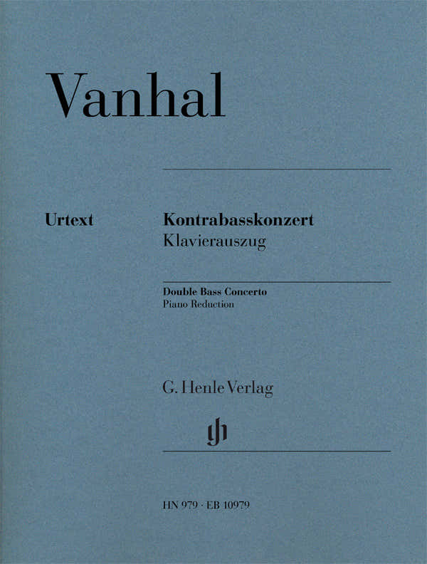 Vanhal J.B. - Kontrabasskonzert - Kontrabass & Klavier