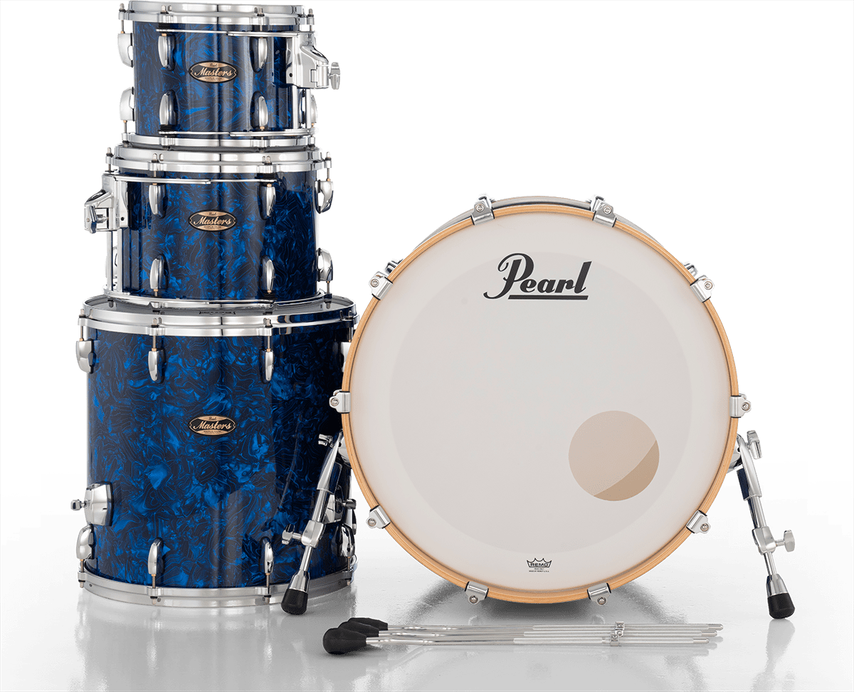 Masters Maple Gum Stage 22 GYROLOCK-l Blaues Abalone