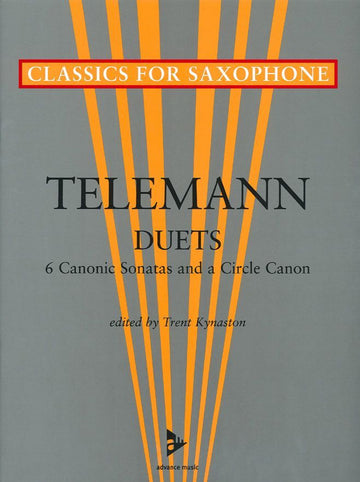 Telemann G. Ph./kynaston T. - Six Sonatas And A Circle Canon - Saxophones