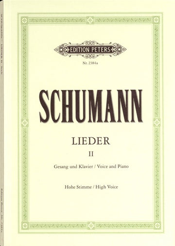 Schumann Robert - Complete Songs Vol.2: 87 Songs - Voice And Piano (par 10 Minimum)