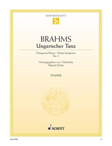 Brahms - Danse Hongroise No. 5 - Piano