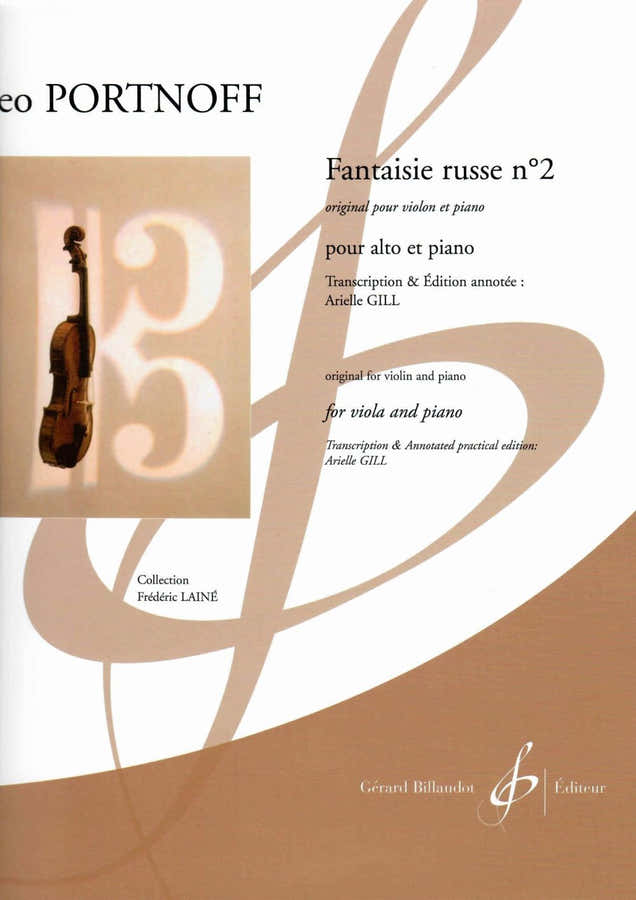 Portnoff Leo - Fantaisie Russe N°2 - Alto & Piano