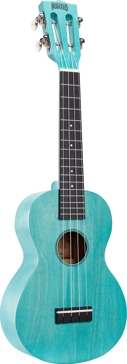 Ukulele Island Concert Aquablau + Hülle