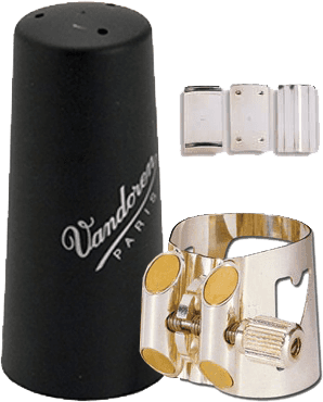 LIGATURE KLARINETTE OPTIMUM PLASTIK BASS UND KAPSEL - LC04P