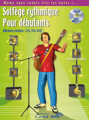Huet Laurent - Rhythmische Solfège für Anfänger + CD