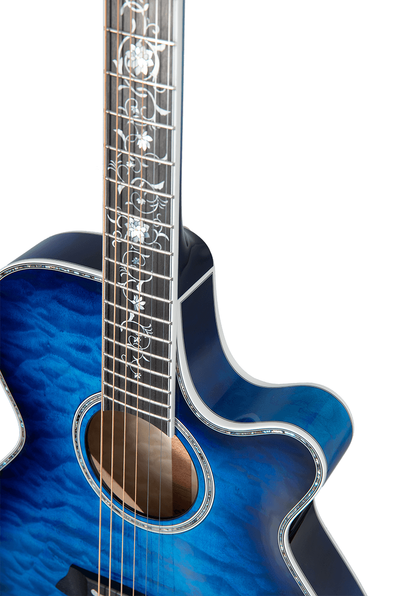 Japan Thin Line Serie Tsp100 Fx Cutaway Quilt Dunkelblau Sunburst