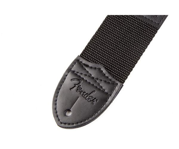 2" Schwarzer Poly-Gurt mit gelbem Logo