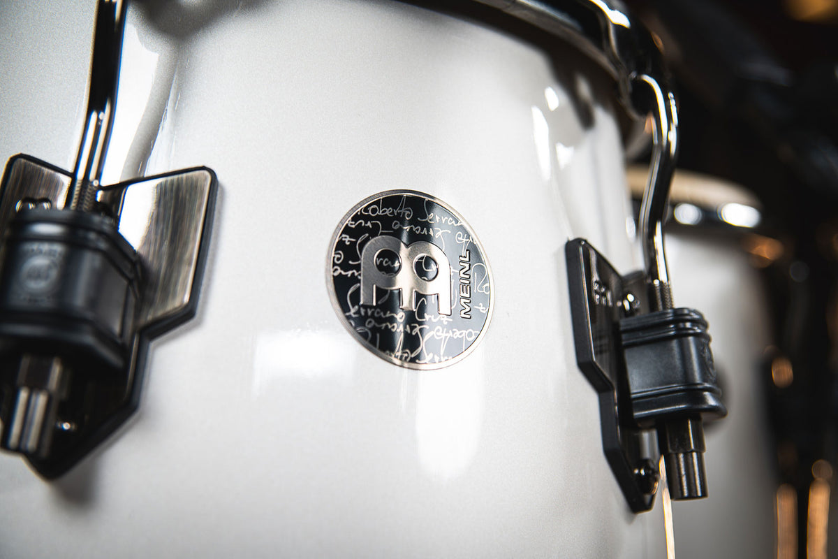 Artist Series Roberto Serrano Quinto 11"/REMO® Fiberskyn Heads - Pearl White